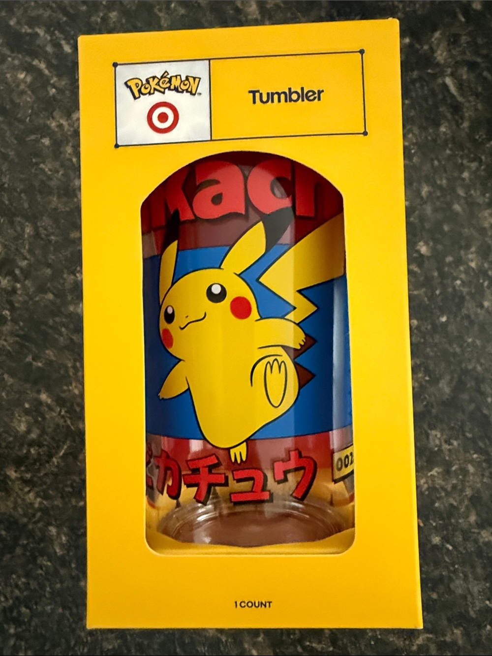 Yellow Pikachu Tumbler